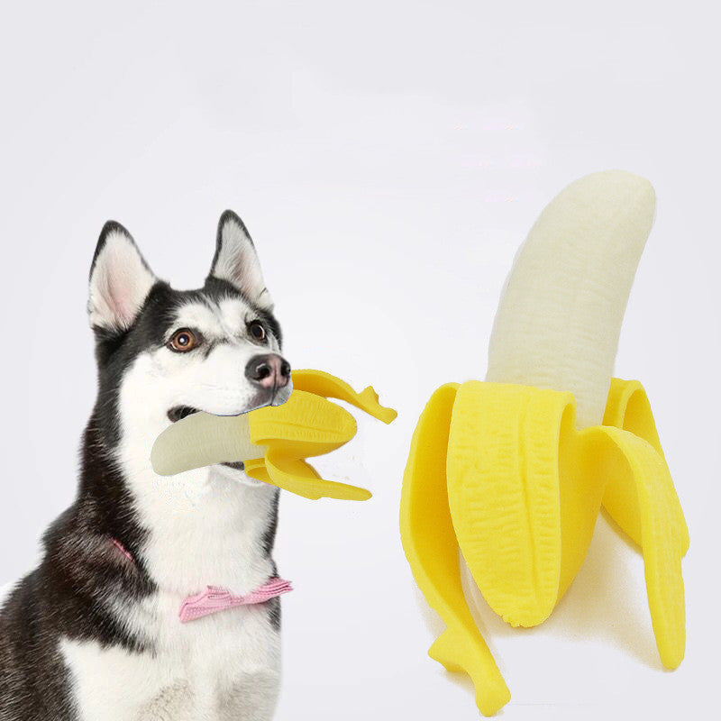 Creative Pet TPR Banana Pet Interactive Toy